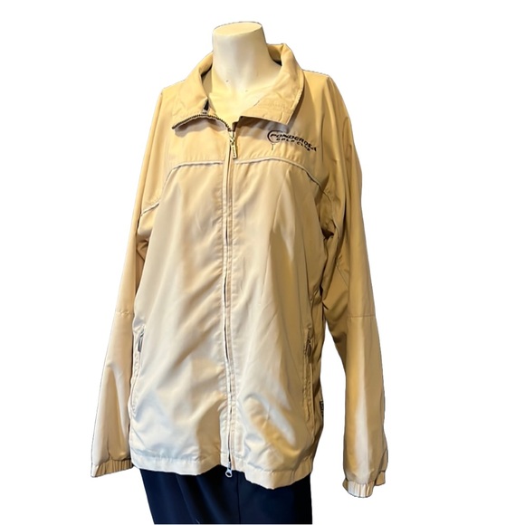 Vintage Sun Ice Zip Up Windbreaker Golf Jacket - Beige . XL - Picture 1 of 12